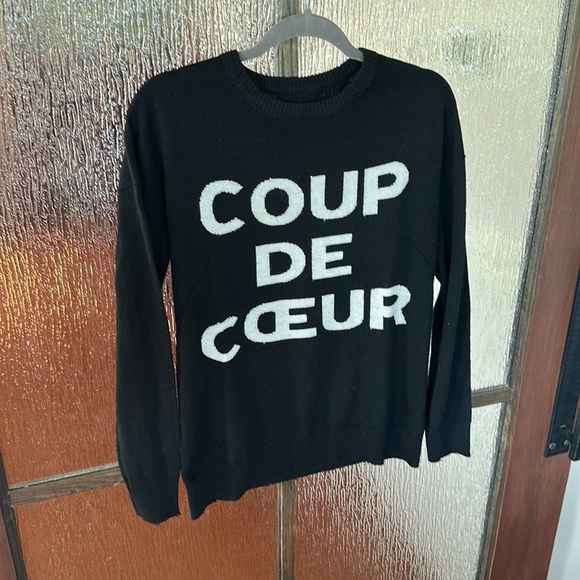 ZADIG & VOLTAIRE
Gaby Graphic Wool & Cashmere Sweatshirt size Medium - Picture 5 of 9